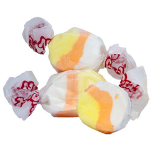 This is Candy Corn Salt Water Taffy