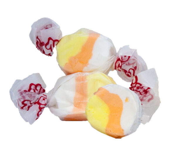 This is Candy Corn Salt Water Taffy