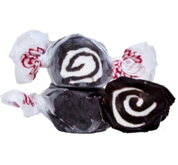 This is Licorice Swirl Salt Water Taffy