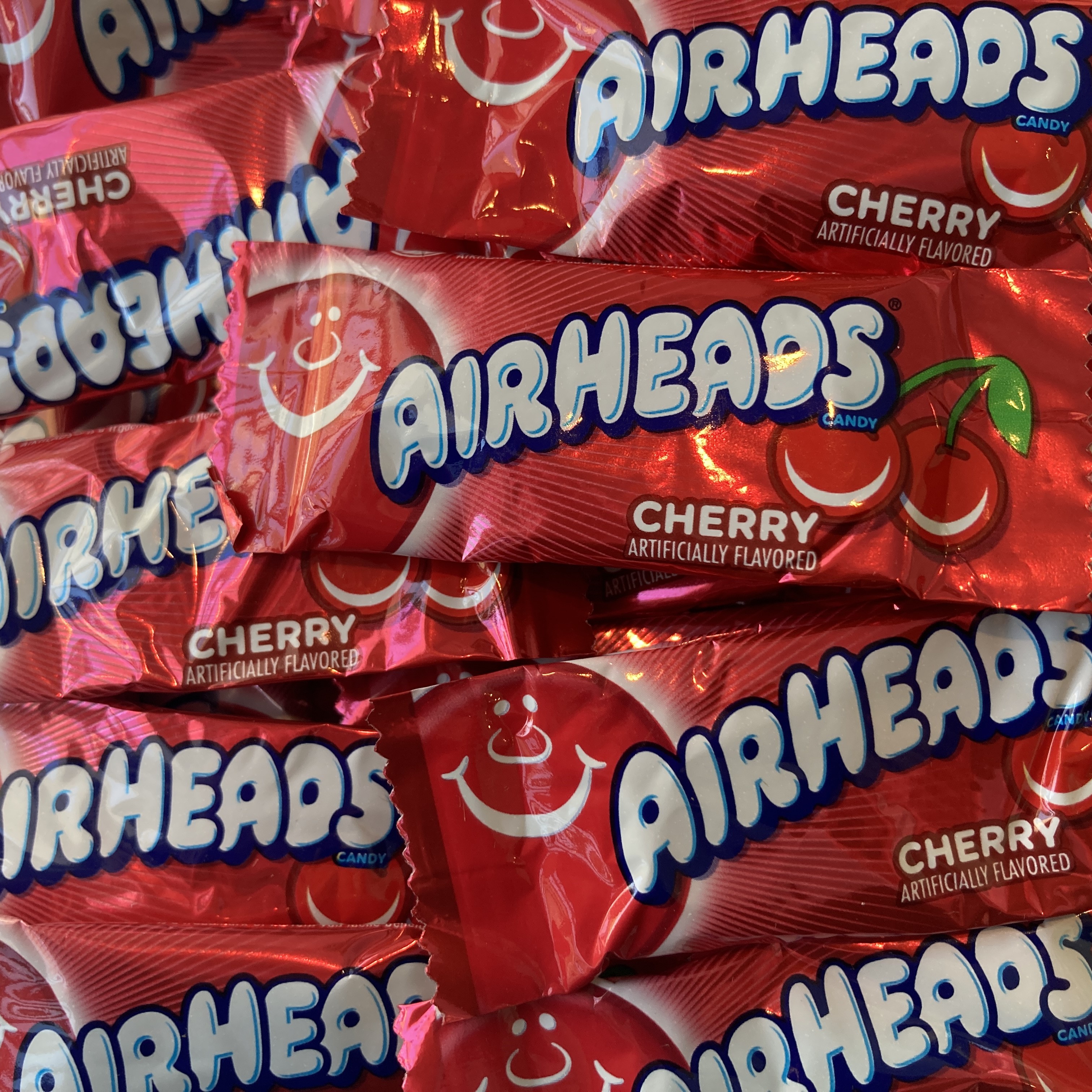 Cherry Red Airheads Mini Bars - 16 Count
